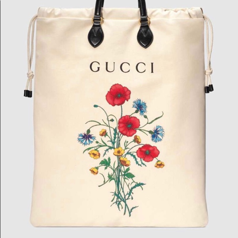 Brand new Gucci drawstring tote